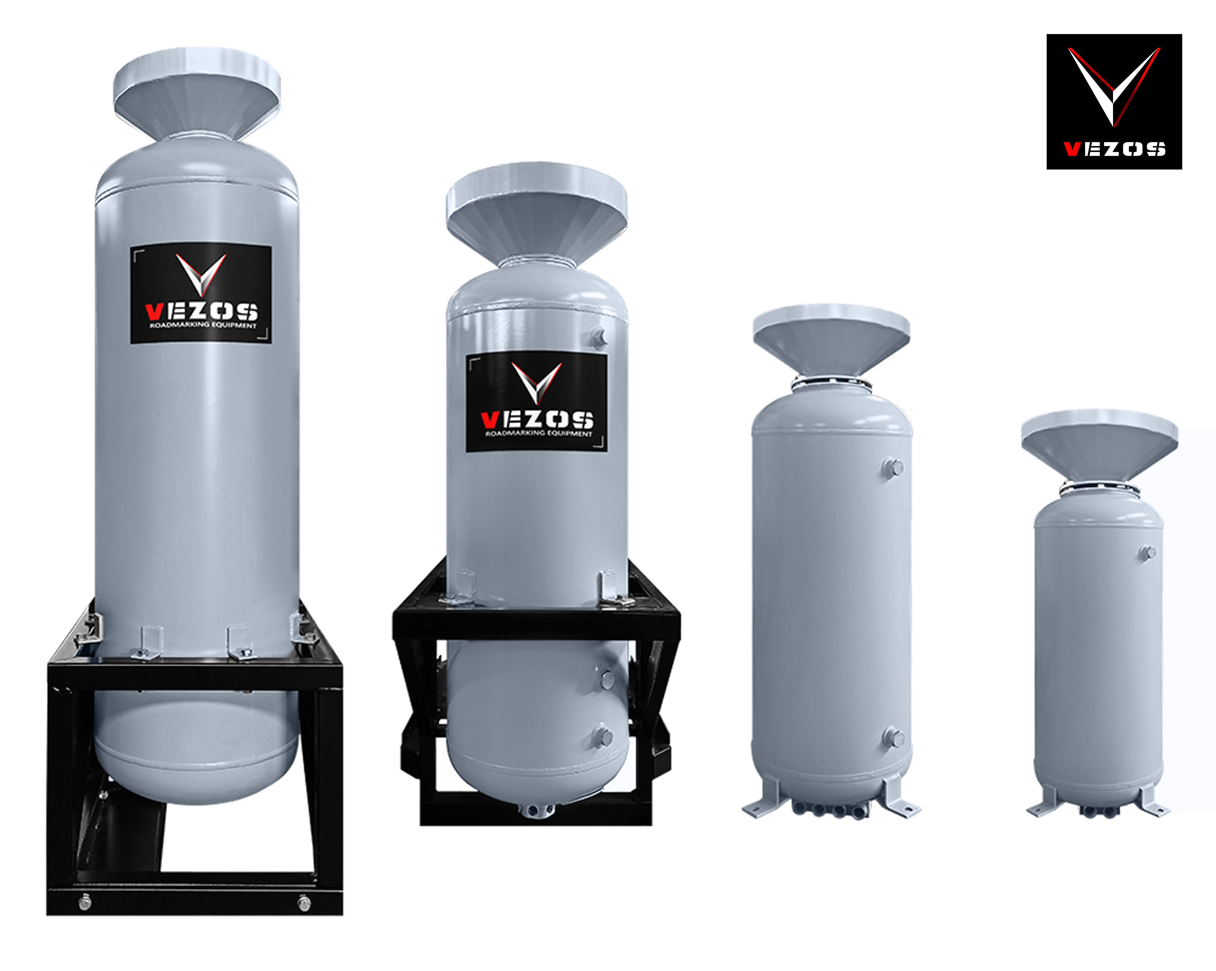 vezos pressurized glass bead tanks