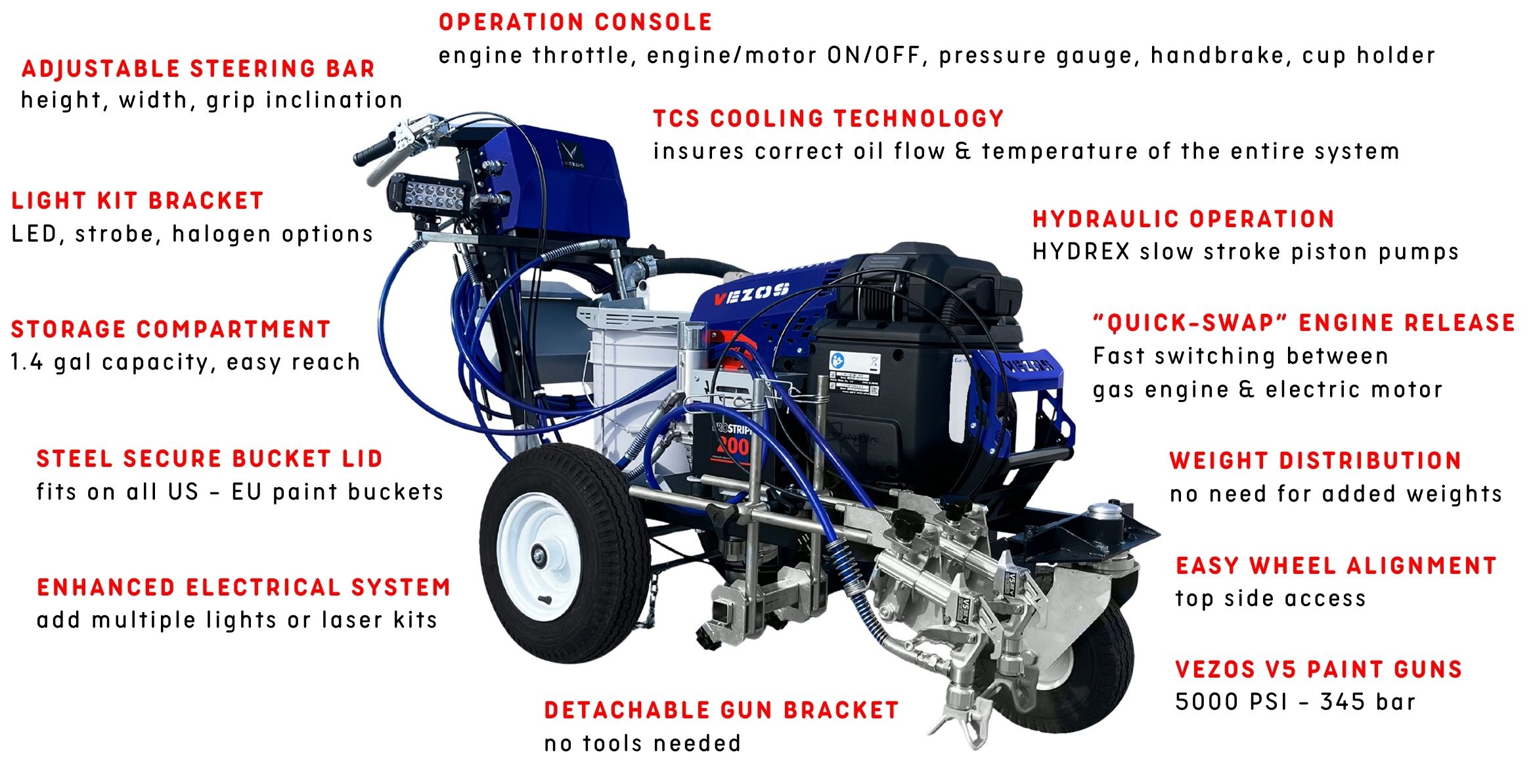 line striper prostripe 200 duo power - specifications