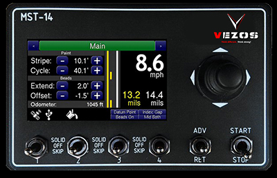 Line Striping Controller by SkipLine VEZOS