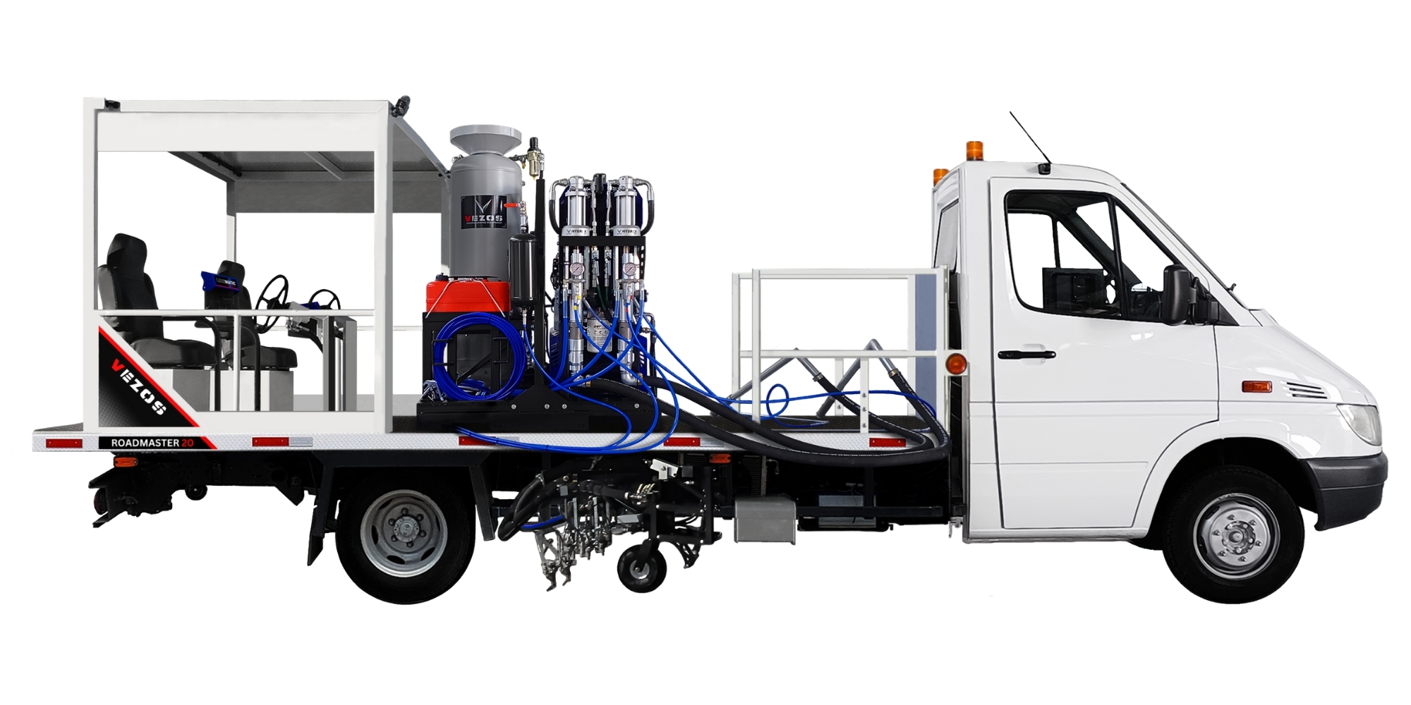 vezos roadmaster 20 - long line striping truck - road marking truck